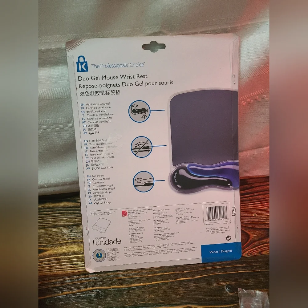 Kensington Duo Gel Mouse Wrist Rest